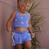 BARCELONA MINI SHORT PERIWINKLE