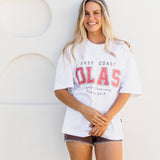 EAST COAST BOX TEE RED