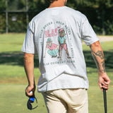 GOLF SUCKS TEE GREY