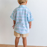 TRUE BLUE MINI BUTTON UP